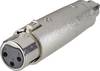 Paccs Audio Adapter [1x Cinch-Stecker - 1x XLR-Buchse] Silber