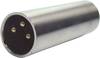 Paccs XLR Adapter [1x XLR-Stecker - 1x XLR-Stecker] Silber