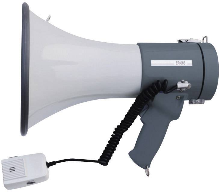 SpeaKa Professional ER-66S Megaphon mit Handmikrofon, mit Haltegurt,  integrierte Sounds – Conrad Electronic Schweiz