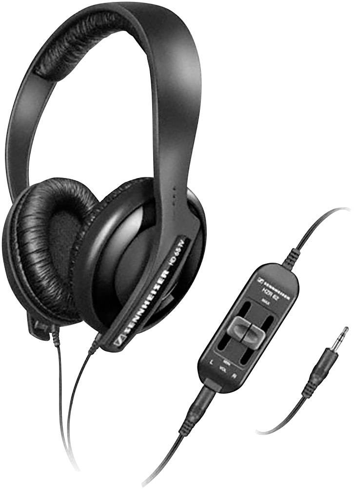 Sennheiser HD 65 TV On Ear Kopfhörer kabelgebunden Schwarz Lautstärkeregelung TV-2
