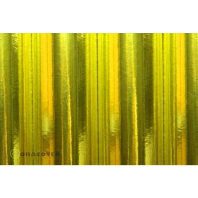 Oracover 31-094-002 Bügelfolie Oralight (L x B) 2 m x 60 cm Light-Chrom-Gelb