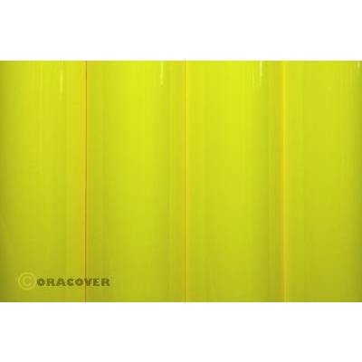 Oracover 25-031-002 Klebefolie Orastick (L x B) 2 m x 60 cm Gelb (fluoreszierend)