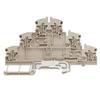 Weidmüller 1131760000 Mehrstockklemme Zugfeder Dunkelbeige 50 St.