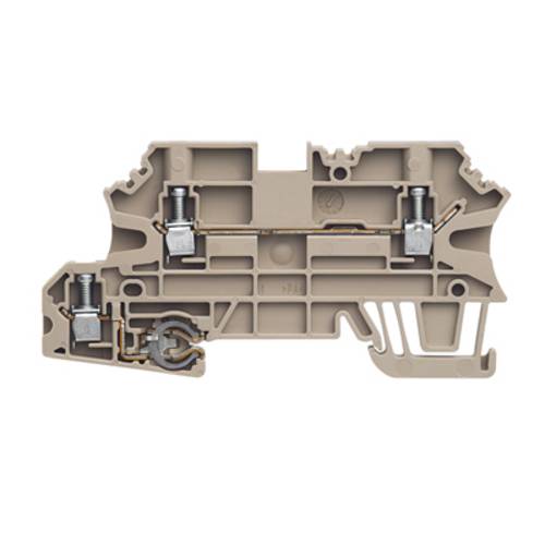 Weidmüller 1143060000 Schutzleiterklemme Schrauben Dunkelbeige 50 St.