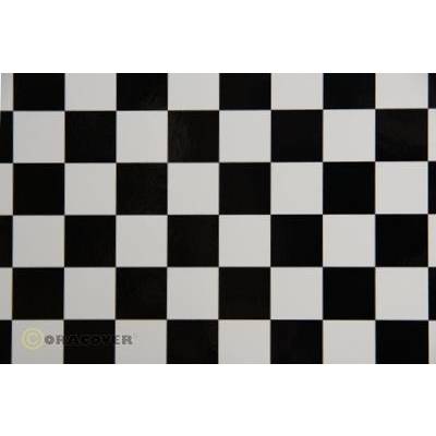 Oracover 43-010-071-010 Bügelfolie Fun 3 (L x B) 10 m x 60 cm Weiß, Schwarz