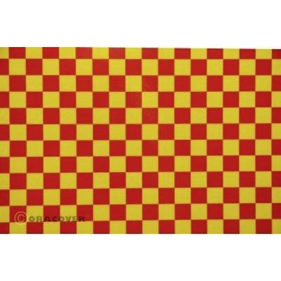 Oracover 44-033-023-002 Bügelfolie Fun 4 (L x B) 2 m x 60 cm Gelb, Rot
