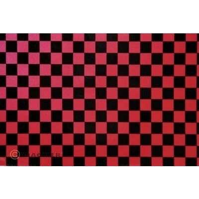 Oracover 44-027-071-002 Bügelfolie Fun 4 (L x B) 2 m x 60 cm Perlmutt, Rot, Schwarz