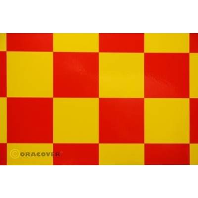 Oracover 491-033-023-002 Bügelfolie Fun 5 (L x B) 2 m x 60 cm Gelb, Rot