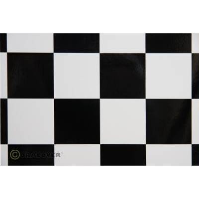 Oracover 491-010-071-010 Bügelfolie Fun 5 (L x B) 10 m x 60 cm Weiß, Schwarz