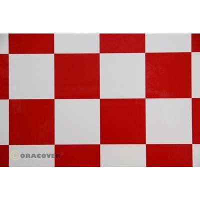Oracover 491-010-023-002 Bügelfolie Fun 5 (L x B) 2 m x 60 cm Weiß, Rot