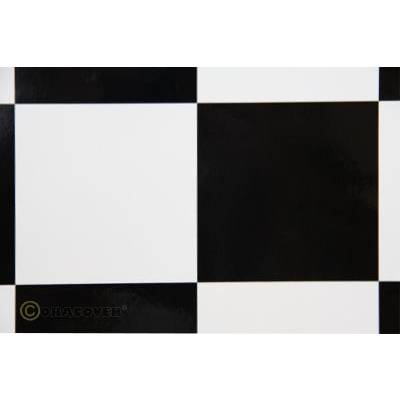 Oracover 691-010-071-010 Bügelfolie Fun 6 (L x B) 10 m x 60 cm Weiß, Schwarz