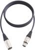 AH Cables KM15FMBLK XLR Verbindungskabel [1x XLR-Buchse - 1x XLR-Stecker] 15.00 m Schwarz