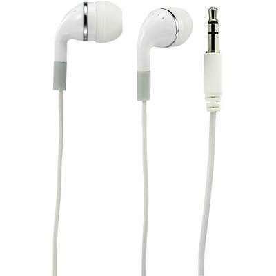 Basetech E-H 115  In Ear Kopfhörer kabelgebunden  Weiß  