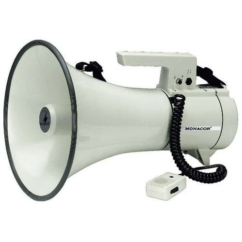 Thumbnail - Monacor TM-35 Megaphon mit Handmikrofon, mit Haltegurt, integrierte Sounds