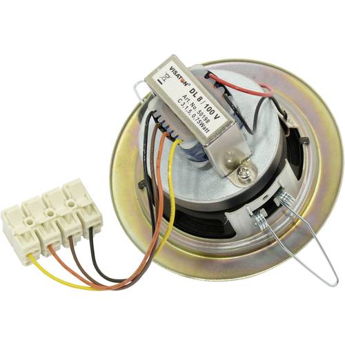 Visaton DL 8 - 100 V Deckenlautsprecher 3 W 100 V Weiß 1 St.