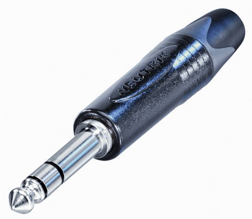 Neutrik NP3X-BAG-CON Klinken-Steckverbinder 6.35 mm Stecker, gerade Polzahl: 3 Stereo Schwarz 1 St.