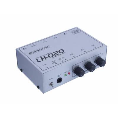 Omnitronic LH-020 3-Kanal Mikrofon Mischpult 
