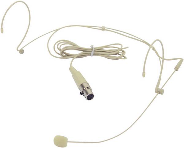 Headset Sprach-Mikrofon Omnitronic HS-1100 Übertragungsart (Details):Kabelgebunden inkl. Windschutz