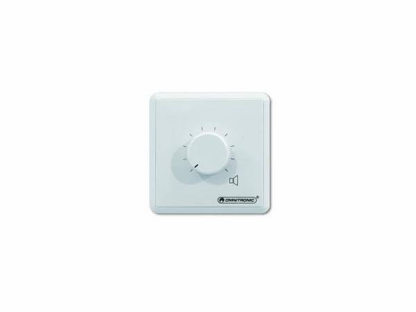 Omnitronic 80711151 Aufputz ELA-Lautstärkeregler mono Weiß
