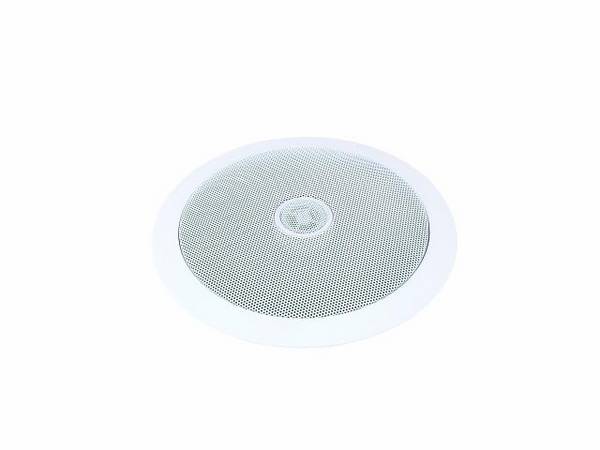 Omnitronic CST-6 Einbaulautsprecher 30 W 100 V Weiß 1 St.