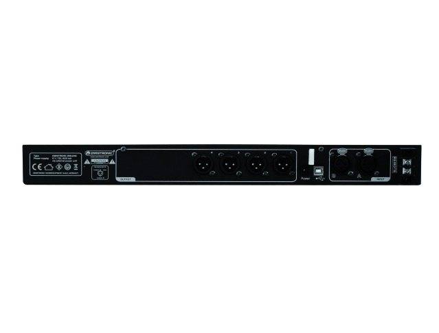 Omnitronic DXO-24E 4-Kanal 19 Zoll Frequenzweiche mit Display-4
