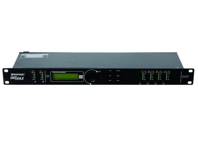 Omnitronic DXO-24E 4-Kanal 19 Zoll Frequenzweiche mit Display-5