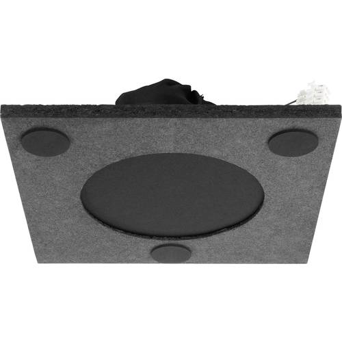 Monacor EDL-310L ELA-Einbaulautsprecher 10 W 100 V Schwarz 1 St.