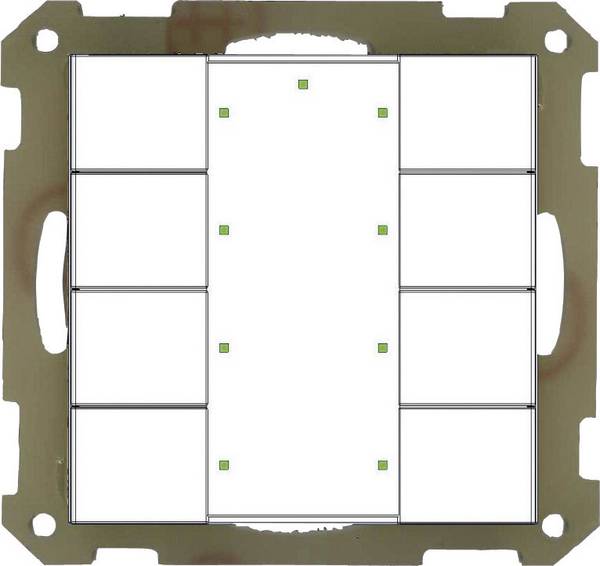 MDT RF-TA55A8.01 KNX RF TASTER 8-F WS