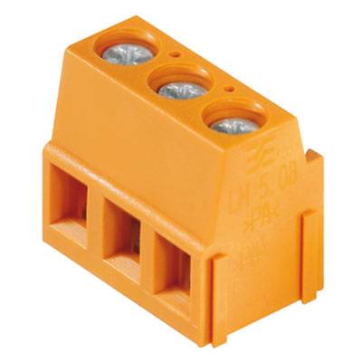 Weidm&uuml;ller 1715310000 Klemschroefblok 2.5 mm&sup2; Aantal polen 2 Oranje 500 stuk(s)
