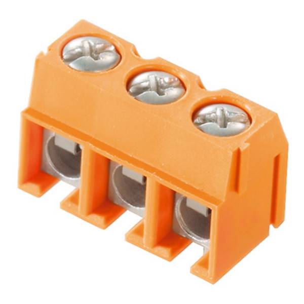 Weidmüller 1760490000 Schraubklemmblock 2.5 mm² Polzahl 2 Orange 500 St.