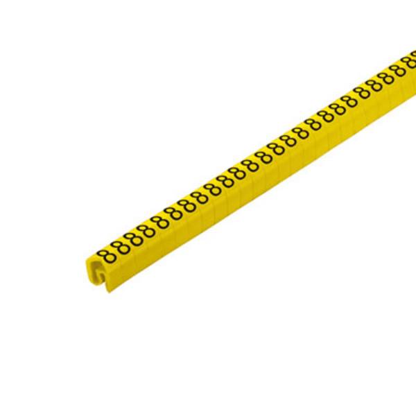 Weidmüller CLI C 2-4 GE/SW 8 CD Kennzeichnungsring Aufdruck 8 Außendurchmesser-Bereich 4 bis 10 mm 1568261526