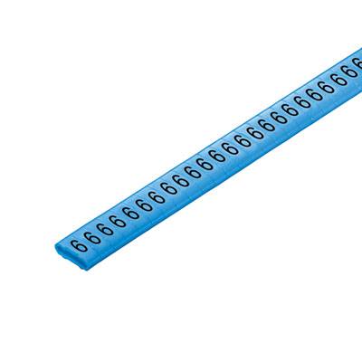 Weidmüller CLI M 2-4 BL/SW 6 CD Kennzeichnungsring Aufdruck 6 Außendurchmesser-Bereich 10 bis 317 mm 1568301521
