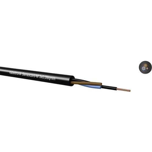 Thumbnail - Kabeltronik 246800909-1 Sensorleitung Sensocord® 8 x 0.09 mm² Schwarz Meterware