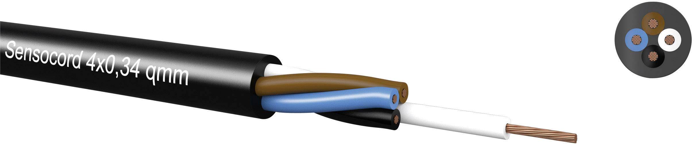 Sensocord® 4x0,34qmm, Sensor cable 245403409 Kabeltronik