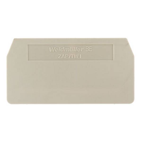 Weidmüller 1608740000-50 Abschlussplatte Beige 50 St.