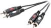 SpeaKa Professional SP-7869768 Cinch Audio Anschlusskabel [2x Cinch-Stecker - 2x Cinch-Stecker] 2.50 m Schwarz