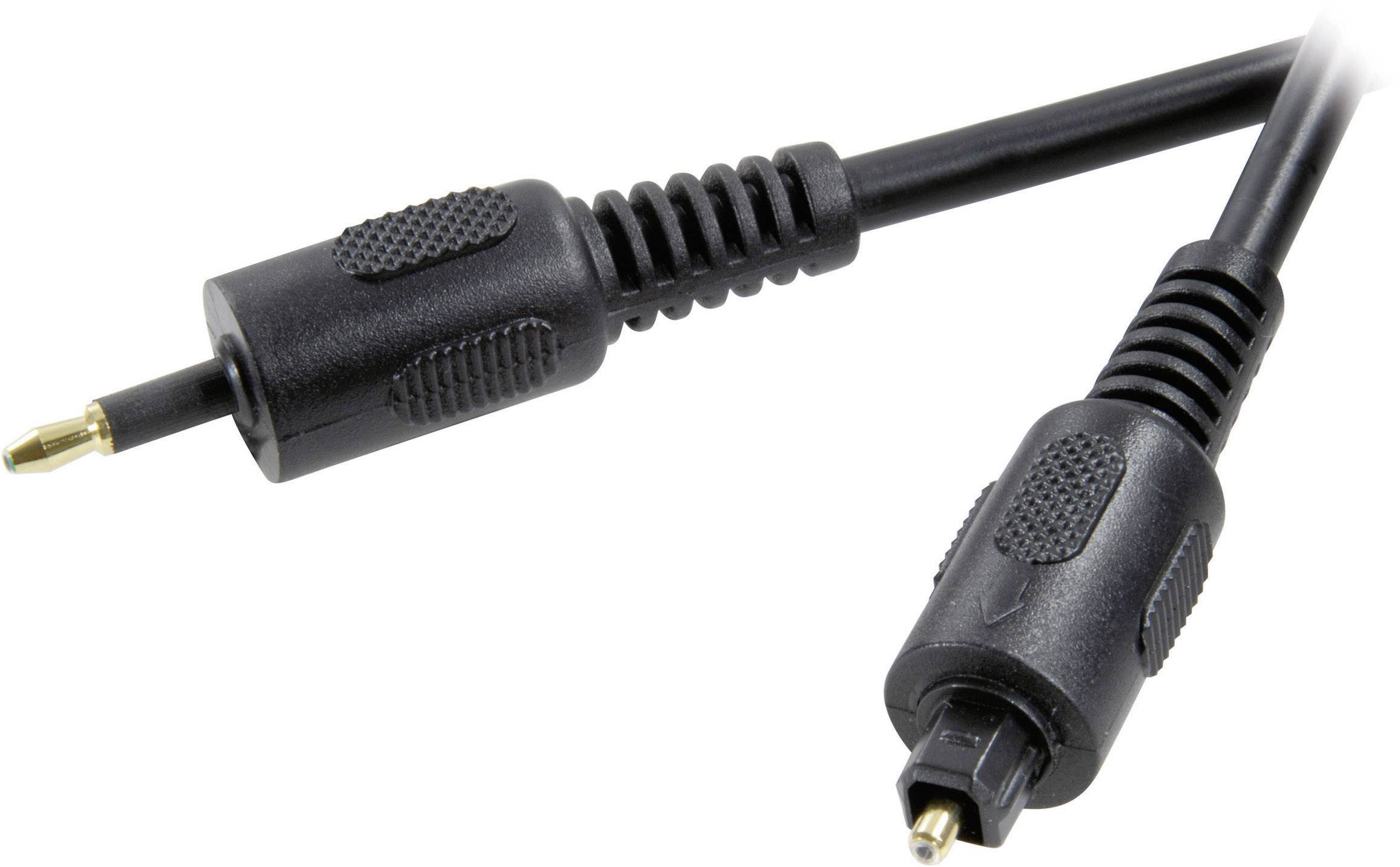 Toslink Digital Audio Cable [1x Optical plug 3.5mm 1x Toslink plug