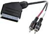 SpeaKa Professional SP-7870676 SCART / Cinch Audio Anschlusskabel [1x SCART-Stecker - 2x Cinch-Stecker] 2.00 m Schwarz