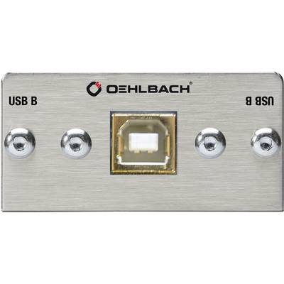 Oehlbach PRO IN MMT-C USB.2 B/B USB 2.0 Multimedia-Einsatz mit Kabelpeitsche 