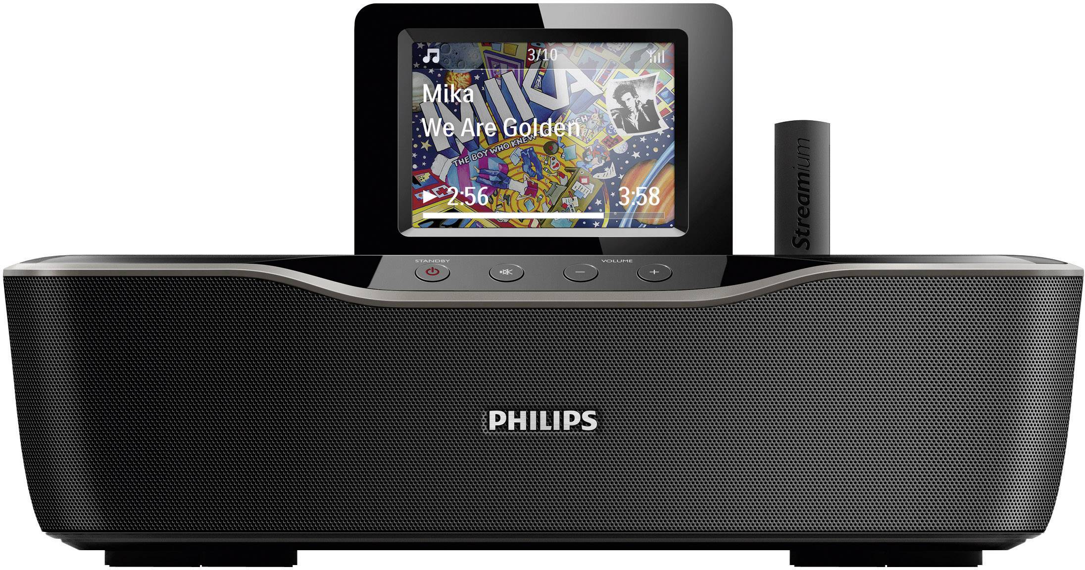 Philips NP3700 Streamium Network Music Player Radio,Black from