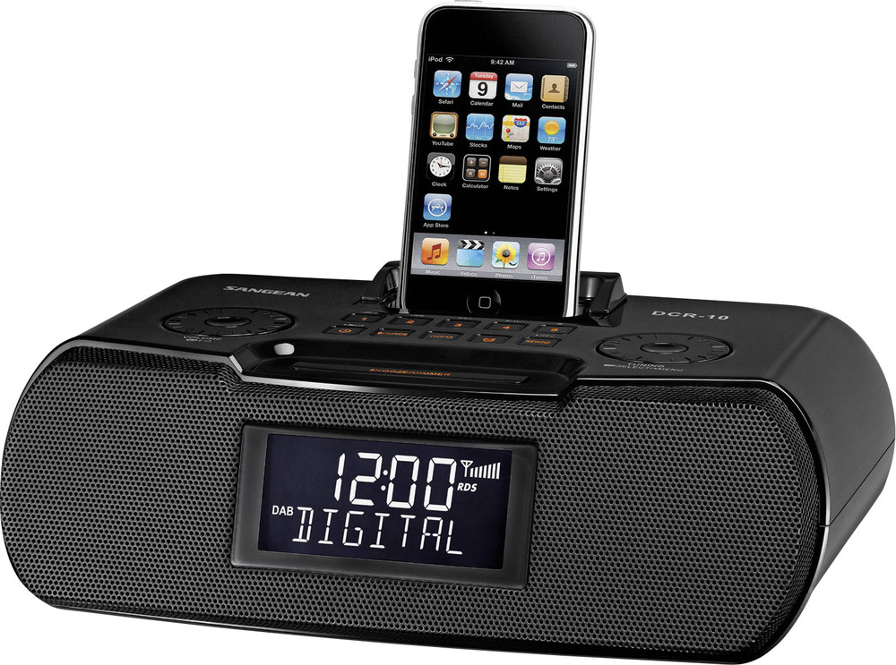 Sangean DCR10 DAB Radio mit iPod/iPhone Dockingstation kaufen