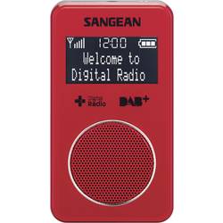 Kapesní DAB+ rádio Sangean DPR-34+, červená