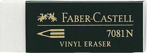 Faber-Castell 7081N - Radierer - weiß - Kunststoff