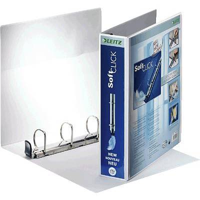 Leitz Präsentationsringbuch Premium SoftClick 4203 DIN A4, Überbreite Rückenbreite: 69 mm Weiß 42030001  1 St.
