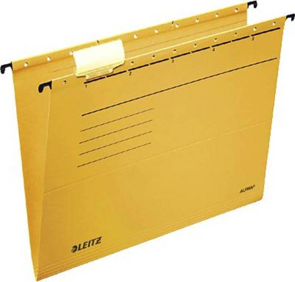Hängemappe Alpha 250g/qm Karton gelb VE=5 Stück