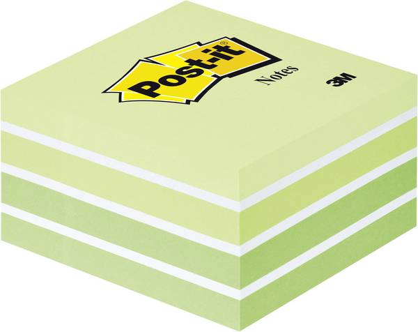 Haftnotiz Würfel  76x45x76mm pastelgrün