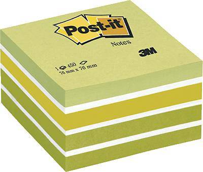 Haftnotiz Würfel 76x45x76mm pastelgrün-1