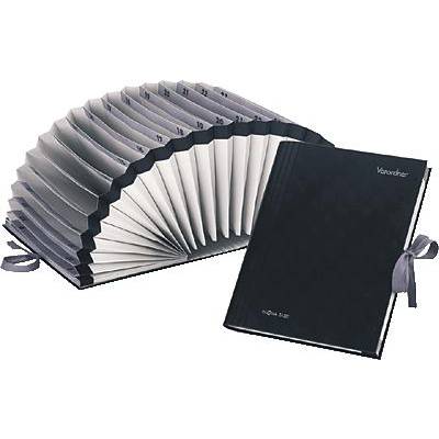 PAGNA Vorordner 24211-04 DIN A4 A-Z 20Fächer PVC/Hartpappe sw