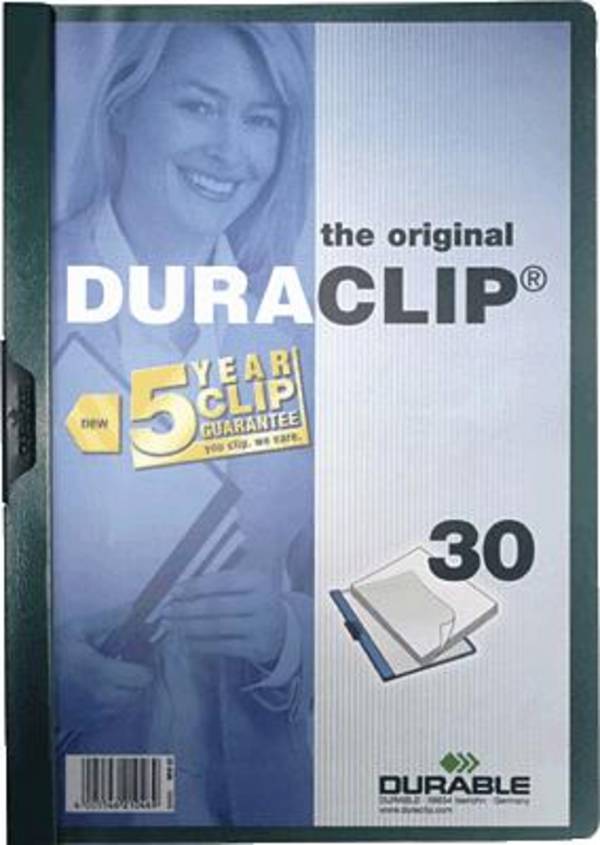 DURABLE DURACLIP 30 - Klemmhefter - für A4 - Kapazität: 30 Blätter