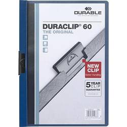 Image of Durable Klemmmappe DURACLIP 60 - 2209 220907 DIN A4 Dunkelblau